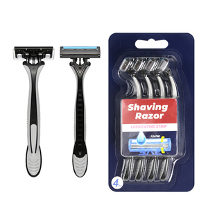 Ba Cạnh Dao Cạo Dùng Một Lần Dao Cạo Lưỡi Dao Cạo Dùng Một Lần Sử Dụng Cho Nam Giới Nhãn Hiệu Riêng <span class=keywords><strong>3</strong></span> Lưỡi Người Đàn Ông Dao Cạo - Product Image 2