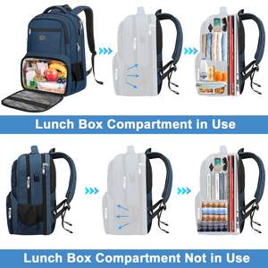 <span class=keywords><strong>Mochila</strong></span> <span class=keywords><strong>Antirrobo</strong></span> Elegante para Portátil, <span class=keywords><strong>Mochila</strong></span> <span class=keywords><strong>de</strong></span> Viaje Grande con Lonchera <span class=keywords><strong>Impermeable</strong></span>, Resistente para el Trabajo y Negocios - Product Image 3