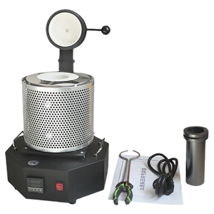 Four de fusion Yunqingtech pour petits bijoux en or et argent, bagues, bracelets, pièces de quincaillerie, moules en plâtre et creusets en graphite - Product Image 1