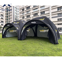 Tente gonflable personnalisée pour événements promotionnels en extérieur, tente publicitaire pour équipe de rallye, gazebo gonflable portable pour équipe sportive