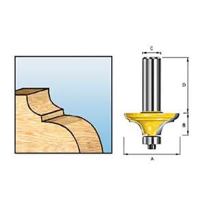 MAKITA - D-11617 Fraise ogive classique-EAN 0088381166652 FORETS AUTRES FORETS - Product Image 1