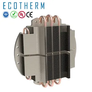 Ecotherm الألومنيوم 500w led أنبوب الحرارة غرفة تبريد مصباح ليد الحرارة بالوعة التصنيع