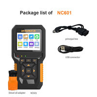 HUMZOR NexzCheck NC601 Escáner de Códigos OBD2 para Gasolina y Diésel de 12V y 24V, Comprobación de Listas I/M, Análisis de Emisiones, Análisis de Combustible, Prueba de Batería