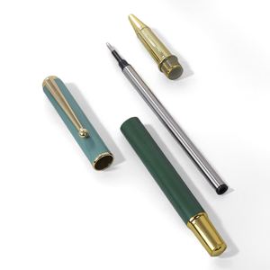 Stylos à bille en métal vert à encre noire de qualité supérieure, personnalisés avec logo, promotionnels, de luxe, vente en gros - Product Image 3