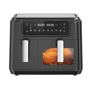 Offre Spéciale nouvel appareil de cuisine <span class=keywords><strong>Friteuse</strong></span> <span class=keywords><strong>à</strong></span> <span class=keywords><strong>air</strong></span> <span class=keywords><strong>à</strong></span> double panier 9 litres Double <span class=keywords><strong>deux</strong></span> zones <span class=keywords><strong>Friteuse</strong></span> <span class=keywords><strong>à</strong></span> vapeur <span class=keywords><strong>à</strong></span> 2 <span class=keywords><strong>paniers</strong></span> - Product Image 4