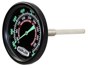 ManLaw अंधेरे में चमक ग्रिल धुआं गेज Griller थर्मामीटर डायल ओवन थर्मामीटर तत्काल पढ़ा मांस थर्मामीटर - Product Image 4