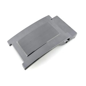 Hebilla de Cinturón para Hombre con Placa Lisa de Acero Inoxidable, Hecha de Metal, con Logotipo Personalizado - Product Image 5
