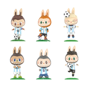 POPMART Labubu Argentinien Zusammenarbeit Blind Box PVC Anime Figur Überraschung Sammlerstück Fußballspiel zeug für Jungen für WM-Geschenk - Product Image 3