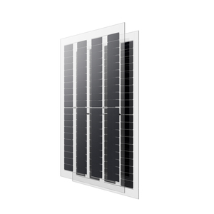 Grupo Solarion 320W 340W bifacial sin marco para paneles <span class=keywords><strong>solares</strong></span> fotovoltaicos Topcon transmitancia BiPV vidrio doble tipo N media celda - Product Image 2