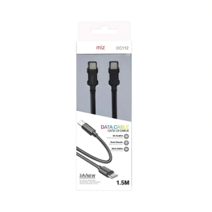 Cable de datos y carga tipo C a tipo C 3A 60W 1.5M para teléfonos y portátiles - Product Image 3