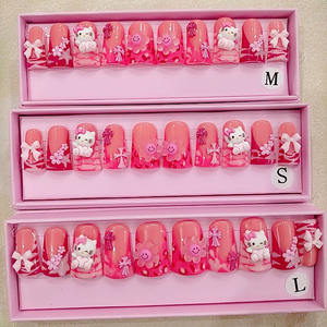 <span class=keywords><strong>Ongles</strong></span> press-on personnalisés faits à la main, nouvelle collection de <span class=keywords><strong>mode</strong></span> <span class=keywords><strong>2023</strong></span>, produit de luxe, taille XXL - Product Image 6