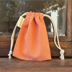 Hot Sale Organic Cotton Biodegradable Drawstring <b>Dust</b> <b>Bag</b> Label Soft Calico Fabric Jewelry Pouch <b>Bags</b> Stickers Recyclable Gift - Product Image 3