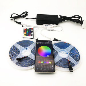 Tuya Smart striscia <span class=keywords><strong>WIFI</strong></span> luci musica sincronizzazione luce di controllo vocale 5M 10M Smart <span class=keywords><strong>WIFI</strong></span> 5050 <span class=keywords><strong>LED</strong></span> striscia <span class=keywords><strong>LED</strong></span> RGB luci a <span class=keywords><strong>LED</strong></span> - Product Image 2