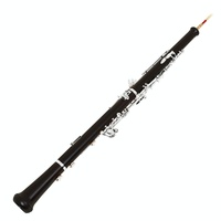 High-end Ebony Oboe 22 Key C Tone Silver-plated Button Semi-automatic Oboe Professional Performance Musical Instrument with Case