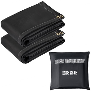 ผ้าคลุมกันไฟสำหรับงานเชื่อม ขนาด 1.2*1.8 เมตร สีดำ ทำจากใยแก้ว ทนไฟ สำหรับงานหลอมโลหะ ผ้าคลุมกันไฟสำหรับผู้ผลิตเรือ - Product Image 2