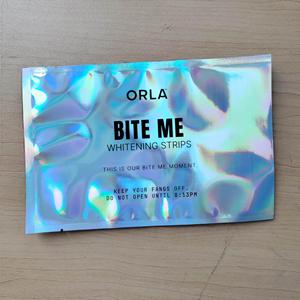 Pochette en plastique holographique thermoscellable, imperméable, personnalisée, avec impression laser, pour bandes blanchissantes pour les dents - Product Image 3
