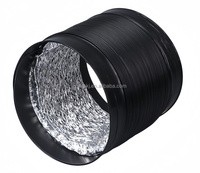 Conduit de ventilation flexible en PVC composite renforcé et feuille d'aluminium de 5 mètres