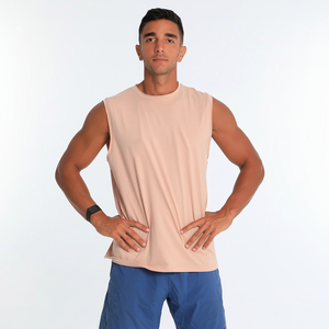 Débardeur athlétique décontracté pour hommes personnalisable doux respirant tricoté Gym Singlet superbe qualité OEM impression grande taille logo arrière - Product Image 1