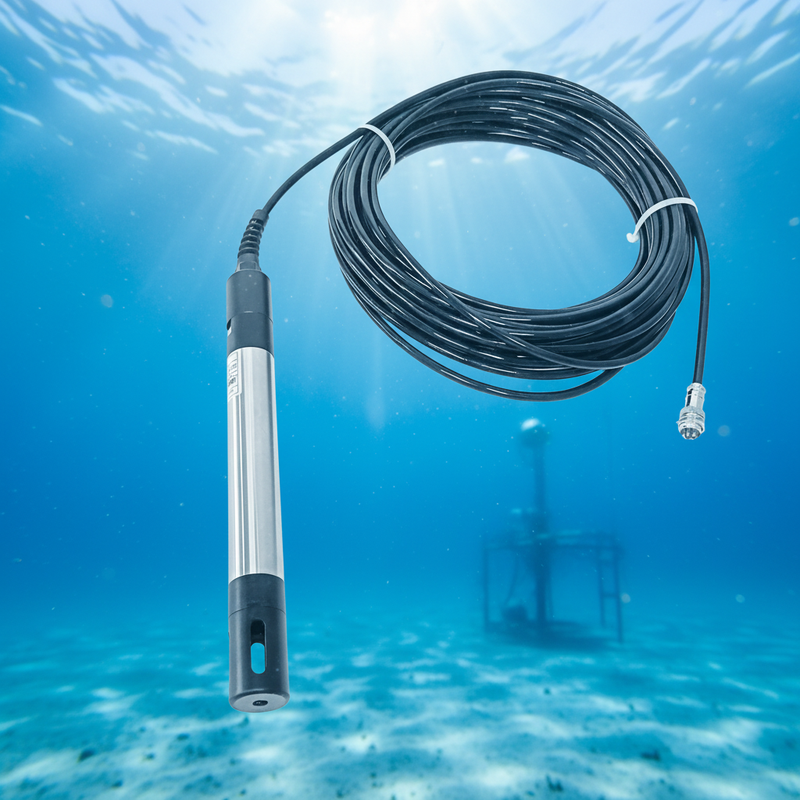Industrial Graphite Conductivity Sensor 4 Electrode