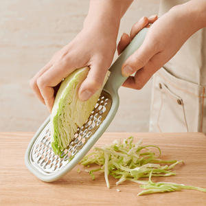 Rallador de Doble Cara Homecook de Acero Inoxidable, Multifuncional, para Patatas y Verduras, Verde Beige - Product Image 4