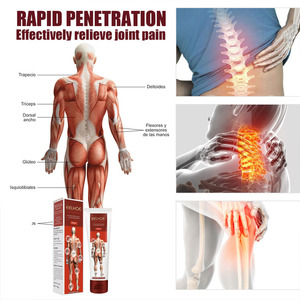 chinese analgesic <strong>balm</strong> product label Cervical Spine Waist Knee Muscle And Body Care herbal ointment for joint pain - Product Image 3