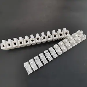 Langsha прямые продажи с фабрики PA16 клеммной колодки 12-контактный клеммный блок разъемов через винтовой зажим пуш-ап в Клеммная колодка - Product Image 1