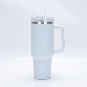 Gobelet de voyage H1.0 pour voiture, 40 oz, à double paroi isolée, avec couvercle, paille et base antidérapante, personnalisable avec logo ODM - Product Image 5