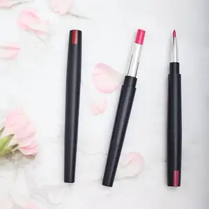 Hot Sale fábrica bonita Maquiagem marrom escuro Lápis impermeável personalizado lip liner