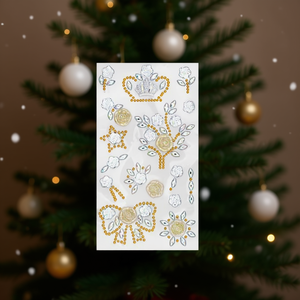 Autocollants en strass ILAN, couronne de nœuds, arbre blanc 39038 - Product Image 2