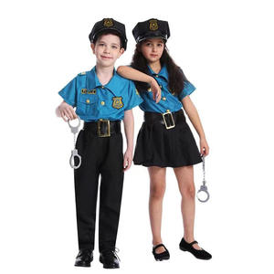 <span class=keywords><strong>Costume</strong></span> Cosplay <span class=keywords><strong>Halloween</strong></span> pour enfants <span class=keywords><strong>Costume</strong></span> de performance <span class=keywords><strong>d</strong></span>'officier pour garçon et fille avec pantalon pour jeu de rôle et tenue de fête - Product Image 4