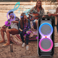 Altavoces ZQS12212, Bocinas Bluetooth Originales, Barra de Sonido Boombox con Subwoofer, Altavoz para Fiestas KTV 710, Auriculares con Micrófono