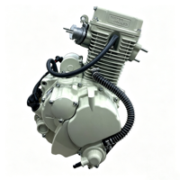 Moteur de moto CG150 à cylindre large, refroidi par air, 4 temps, CDI, neuf, 150cc, embrayage automatique, électrique/à manivelle, assemblé