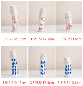 Jarrón de Cerámica <span class=keywords><strong>con</strong></span> Forma de Rostro, Novedoso y Único, Decoración Linda para Oficina y Hogar, Jarrón para <span class=keywords><strong>Flores</strong></span> Secas y Frescas, Decoración de Mesa - Product Image 6