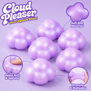 Cloud Shape Stress Relief Squeeze <strong>Toy</strong> Squishy Decompression Fidget <strong>Toy</strong> Slow Rebound Sensory Stress Ball Gift <strong>for</strong> Kids <strong>Adults</strong> - Product Image 5