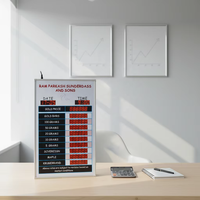 Pantalla LED Programable para Exteriores, Tablero de Visualización de Tipo de Cambio de Divisas, Tablero Digital para Exteriores Más Vendido