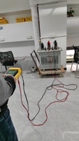 Probador de resistencia de CC trifásico 10A de alta precisión portátil para transformadores Cable de bobina de bobinado eléctrico Medidor eléctrico