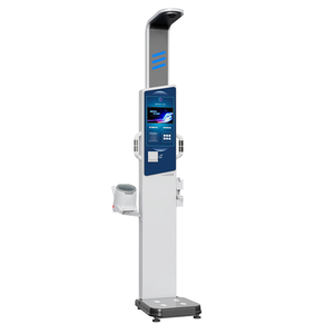 เครื่องชั่งน้ำหนักวิเคราะห์องค์ประกอบร่างกาย HW V9 พร้อมวัดส่วนสูง น้ำหนักไขมันในร่างกาย หน้าจอ LCD รองรับ OEM ODM สำหรับใช้ในคลินิก - Product Image 1