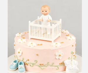 โมเดลเค้กใหม่, เฟอร์นิเจอร์ตกแต่ง, เปล, เตียงเด็ก, ข้างเตียง, <span class=keywords><strong>บ้าน</strong></span>จำลองข<span class=keywords><strong>น</strong></span>าดเล็ก, แม่พิมพ์อบขนม - Product Image 5