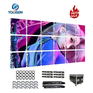 Su geçirmez kiralama LED ekran 500x1000mm LED Video duvar paneli Pantalla kurulu P2.6 P2.9 P3.9 LED ekran komple sistem fiyatı