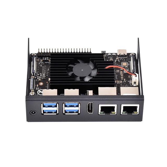 Aismartlink VisionFive2 Dedicated Metal Case with Cooling Fan, Mini PC Enclosure (Excluding Motherboard)
