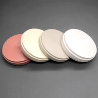 Disque dentaire Peek, disque pour prothèse dentaire, couronne, pont dentaire, matériau de qualité médicale, couleur naturelle, blanc, rose, dents et gencives