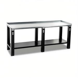 Armoire à outils 506 Th, plan de travail 72 po x 30 po x 34 po, structure en acier robuste avec étagère inférieure pour le rangement en atelier - Product Image 2