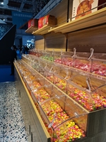 ECOBOX Gewürzbehälter für lose Lebensmittel, Pistazien, Getreide, Nüsse, Bohnen, Zucker, Süßigkeiten, Plastik-Lebensmittelbehälter, Gummibärchen, Pick-and-Mix-Bonbonbehälter für Geschäfte