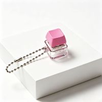 Custom Logo Single Keyboard Keycap DIY Keychain Design Plastic Unisex Stress Relief Toy
