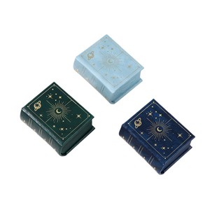 PandaPack - Caja de Anillos con Forma de Libro Estilo Retro Europeo, Funda de Cuero PU de Alta Gama con Tapa Magnética, Pequeña, Roja, con Logotipo Personalizado - Product Image 2