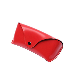 Étui à lunettes de soleil en PU, étui de protection pour lunettes en cuir verni, pochette portable pour lunettes (impression de logo disponible) - Product Image 5