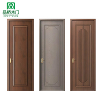 Portes intérieures à cadre plat pour salles de bain, maisons au design moderne, hôtels et maisons à ossature en dalle, avec cadres de style français