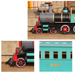 Modelo de locomotora de vapor de Metal de hierro Retro Punk, venta al por mayor, decoración del hogar, artesanía de Metal, <span class=keywords><strong>tren</strong></span> de vapor - Product Image 5