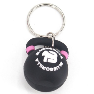 Customized Promotional Pvc Key Rings Jet Tagwholesale Personalized Patterns 3d Custom Keychain Soft Rubber Silicone Key Ring - Product Image 3