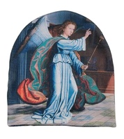 Bonnet de course streetwear personnalisé, rayé, imprimé par sublimation, sans revers, avec logo personnalisé, 100% polyester, unisexe, pour voyage et ordinateur